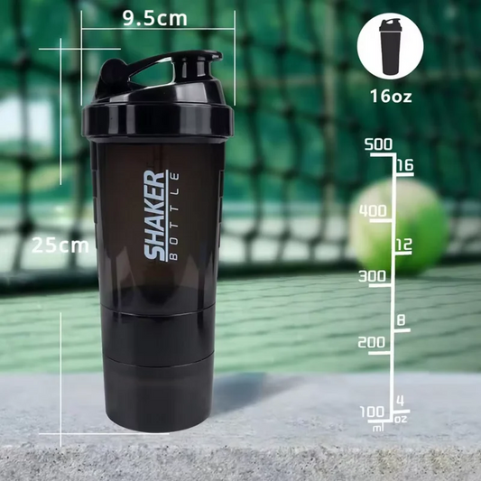 Trojzložková proteínová Fľaša Shaker